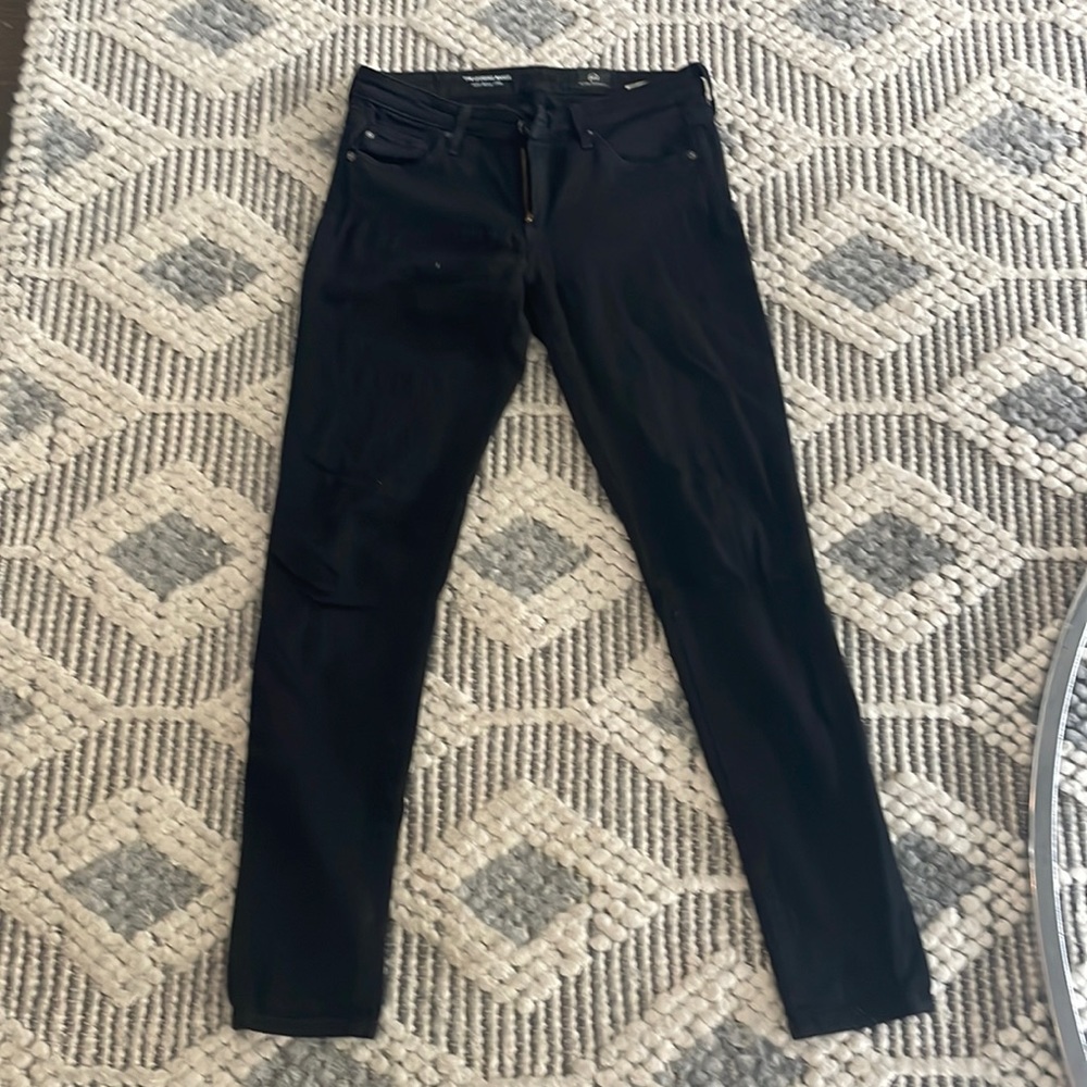 AG super skinny ankle jean in black
